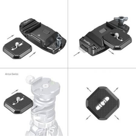 SmallRig 5053 - zestaw, klips i płytka do aparatu, szczegóły